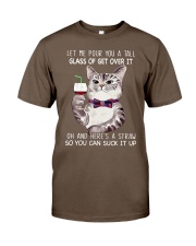 Glass of get over it Classic T-Shirt tile