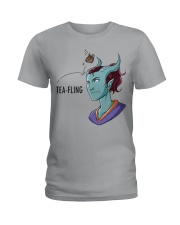 TEA FLING Ladies T-Shirt tile