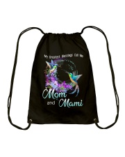 MOM AND MAMI Drawstring Bag tile