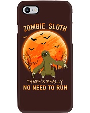 ZOMBIE SLOTH NO NEED TO RUN Phone Case tile