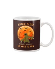 ZOMBIE SLOTH NO NEED TO RUN Mug tile