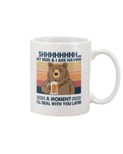 MY BEER AND I ARE HAVING A MOMENT Mug tile