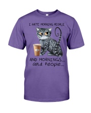 I HATE MORNING PEOPLE Premium Fit Mens Tee tile