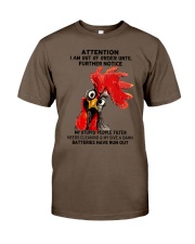 ATTENTION CHICKEN Classic T-Shirt tile