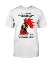 ATTENTION CHICKEN Classic T-Shirt front
