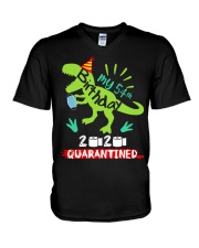 MY 54th Birthday t-rex V-Neck T-Shirt tile