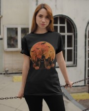 Hallowwen Cats Classic T-Shirt apparel-classic-tshirt-lifestyle-19