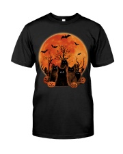 Hallowwen Cats Classic T-Shirt front