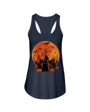 Hallowwen Cats Ladies Flowy Tank tile