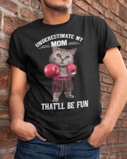 UNDRESTIMATE MY MOM Classic T-Shirt apparel-classic-tshirt-lifestyle-26