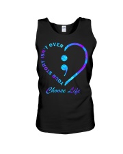 CHOOSE LIFE YOUR STORY ISN'T OVER Unisex Tank tile