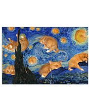CAT STARRY NIGHT POSTER 17x11 Poster front