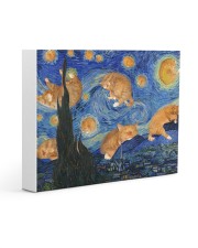 CAT STARRY NIGHT POSTER Gallery Wrapped Canvas Prints tile