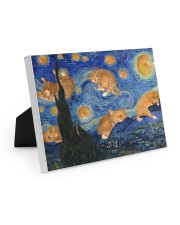 CAT STARRY NIGHT POSTER Easel-Back Gallery Wrapped Canvas tile