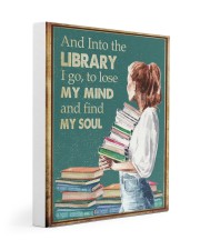 AND INTO THE LIBRARY I GO Gallery Wrapped Canvas Prints tile