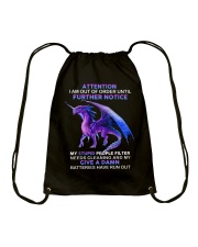 ATTENTION Drawstring Bag tile