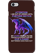 ATTENTION Phone Case tile