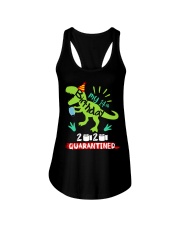 MY 14th Birthday t-rex Ladies Flowy Tank tile