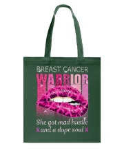 BREAST CANCER WARRIOR SHE GOT MAD HUSTLE Tote Bag tile