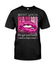 BREAST CANCER WARRIOR SHE GOT MAD HUSTLE Premium Fit Mens Tee tile