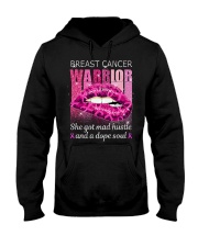BREAST CANCER WARRIOR SHE GOT MAD HUSTLE Hooded Sweatshirt tile