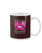 BREAST CANCER WARRIOR SHE GOT MAD HUSTLE Mug tile