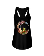 I love you to the moon and back Ladies Flowy Tank tile
