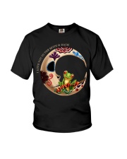 I love you to the moon and back Youth T-Shirt tile