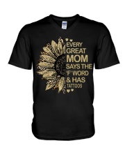 GREAT MOM V-Neck T-Shirt tile