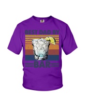BEST DAD BY BAR Youth T-Shirt tile