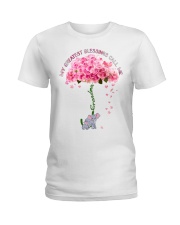 MY GREATEST BLESSINGS CALL ME GRANDMA Ladies T-Shirt front