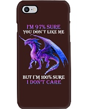 I DON'T CARE Phone Case tile
