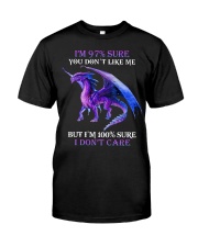 I DON'T CARE Classic T-Shirt front