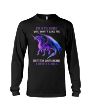 I DON'T CARE Long Sleeve Tee tile