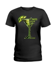 IT TAKES LOTS OF SPARKLE TO BE A BARTENDER Ladies T-Shirt tile
