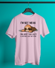 I AM NOT MEAN Classic T-Shirt lifestyle-mens-crewneck-front-3