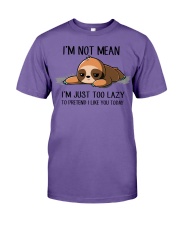 I AM NOT MEAN Premium Fit Mens Tee tile
