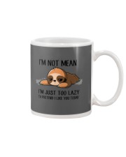 I AM NOT MEAN Mug tile