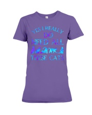 I Really Need All These Cats Premium Fit Ladies Tee tile