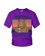 MY COFFEE AND I ARE HAVING A MOMENT Youth T-Shirt tile