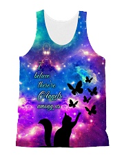 I BELIEVE THERE'RE ANGELS AMONG US All-over Unisex Tank thumbnail