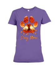 DOG MOM AUTUMN PC Premium Fit Ladies Tee tile