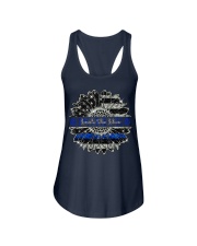 BACK THE BLUE Ladies Flowy Tank tile