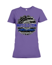 BACK THE BLUE Premium Fit Ladies Tee tile