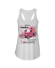 Being a Grandma Ladies Flowy Tank tile