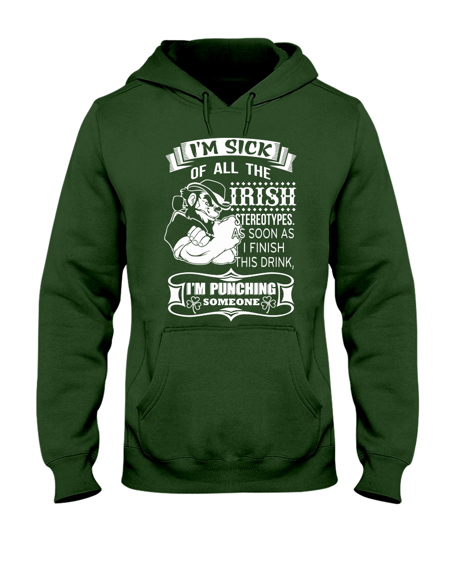 I'm Punching Someone Hooded Sweatshirt