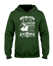 I'm Punching Someone Hooded Sweatshirt front