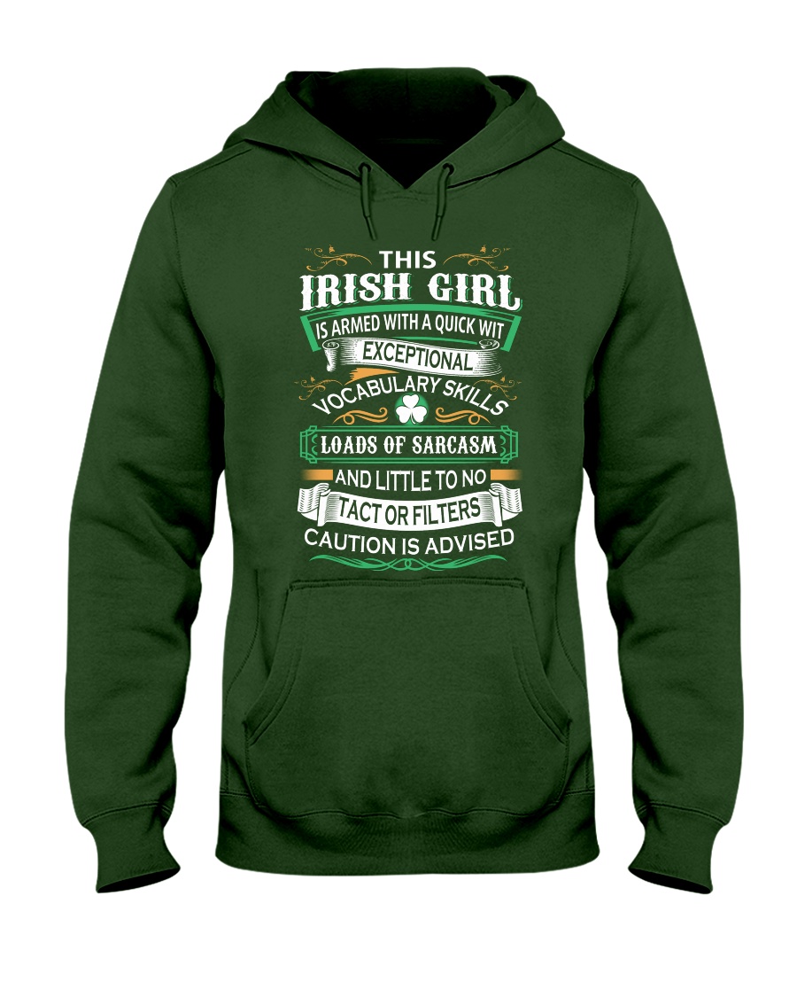Irish Girl Hooded Sweatshirt