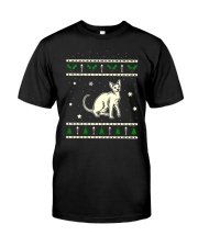 Christmas Peterbald Cat Premium Fit Mens Tee front