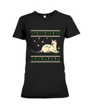 Christmas Siganpura Cat Premium Fit Ladies Tee thumbnail